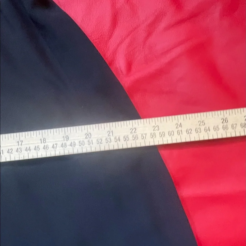 LOFT Medium Black Pleated Front/Back Elastic Wide Band Lined Skirt - Picture 7 of 12